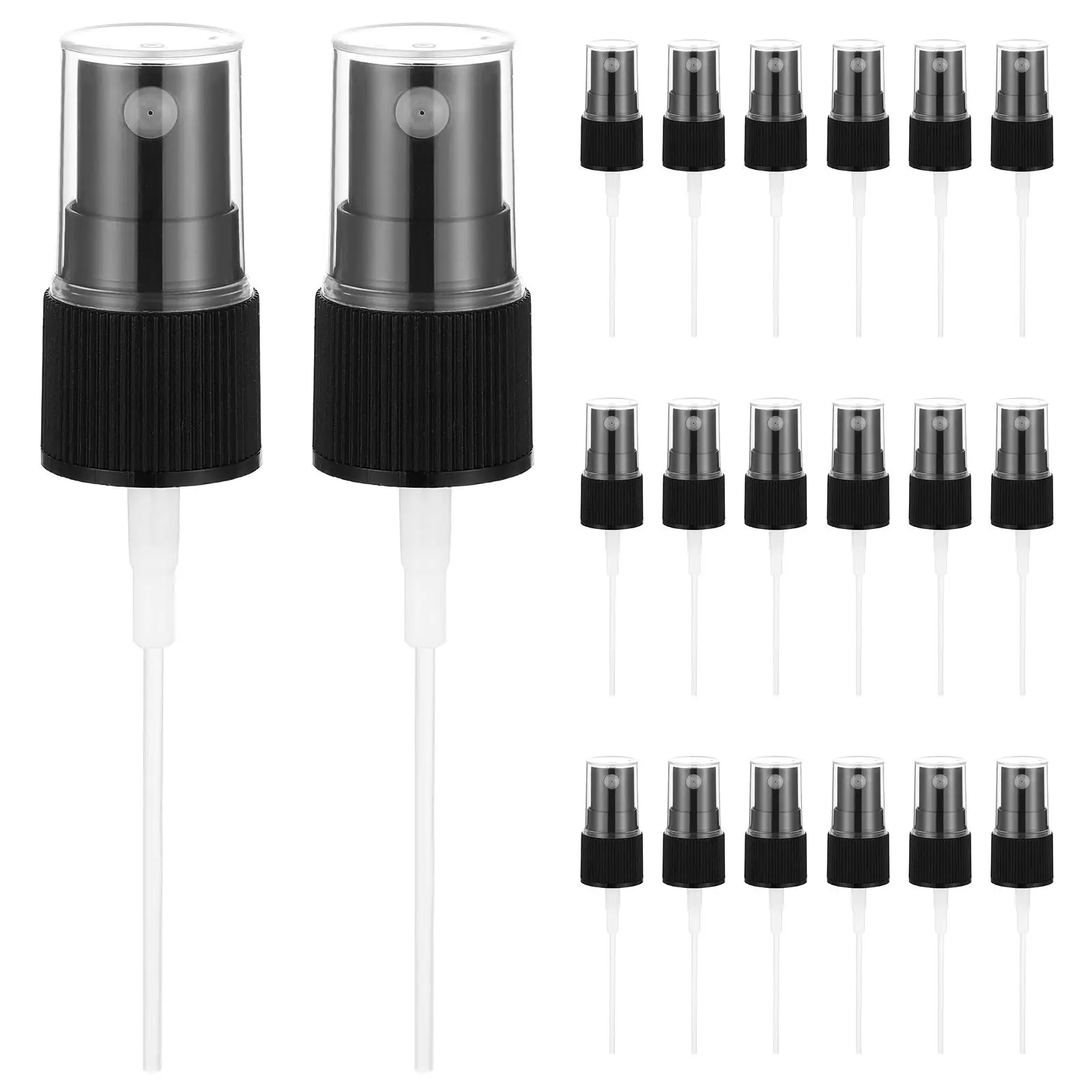 

20 Pcs Fine Bottles Portable Mini Travel Spray Head Accessories for 24mm Bottle Nozzle Replacement Women DIY