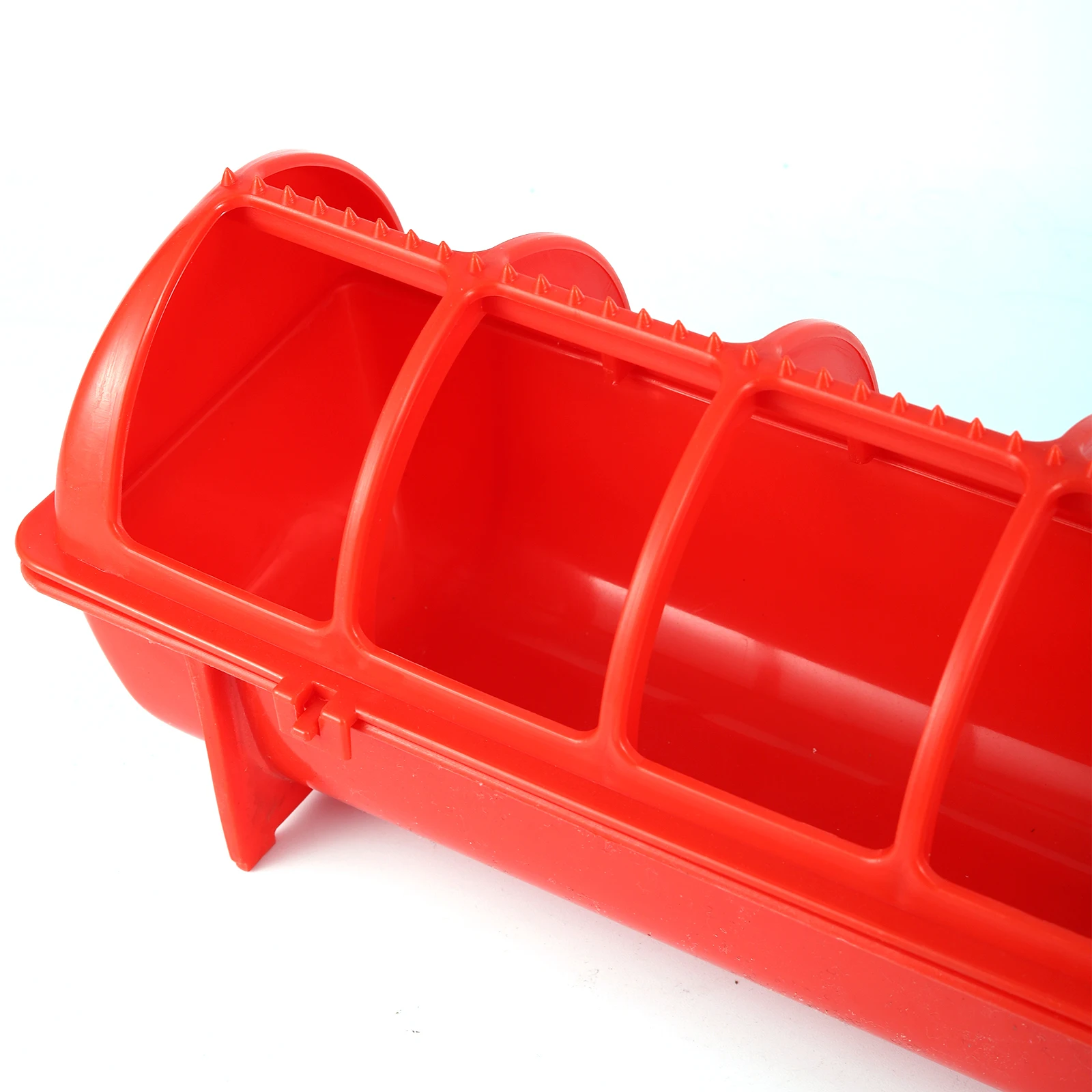 Plastic Flip-Top Poultry Bird Feeder Ground Chicken Bird Feeder Trough Pheasant feeding bucket Quality Chick 20/30/40/50cm