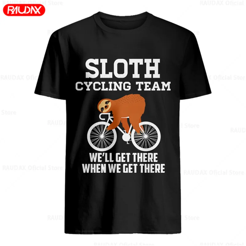 Sloth Cartoon Cycling Jersey 2026 Summer Short Sleeve MTB Downhill Jersey Bike Mountain Bike Motorcycle Cycling Jersey T-shirts