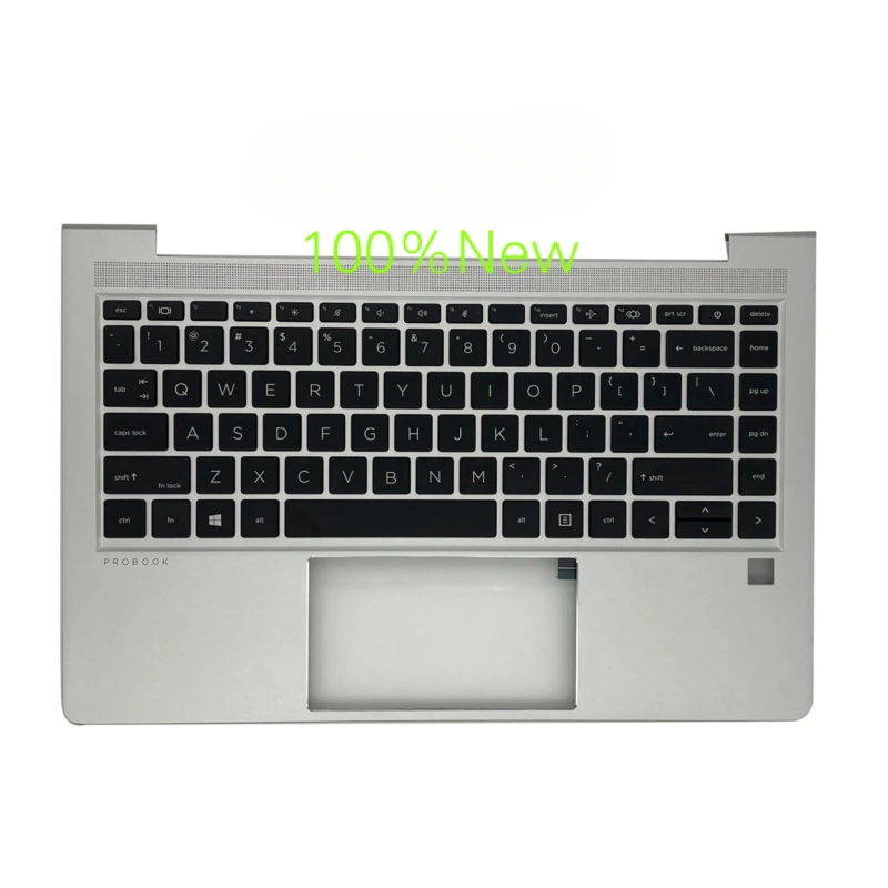 

New For HP Probook 440 445 G9 Laptop Palmrest Non-Backlit Keyboard N01286-001