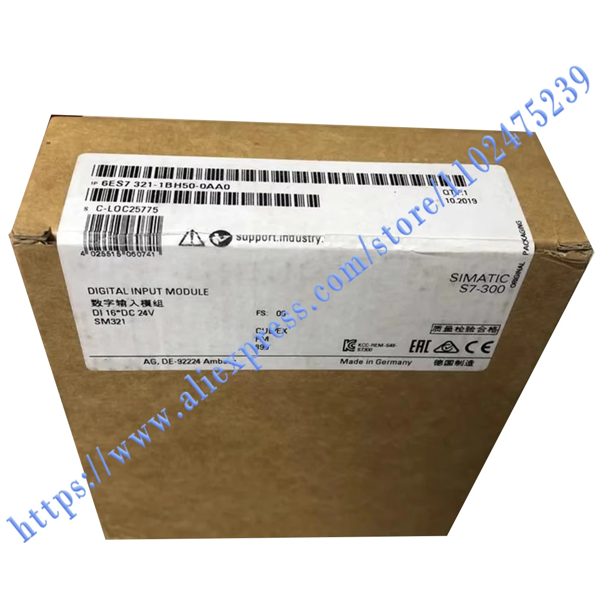 6ES7321-1BH50-0AA0 6ES73211BH500AA0 S7-300 module Brand new original, One Year Warranty，Take photos on site