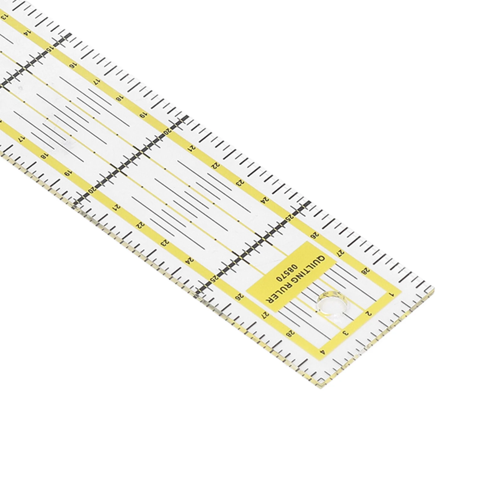 New Acrylic Quilting Ruler Yel - Embroidery Yellow recension och pris