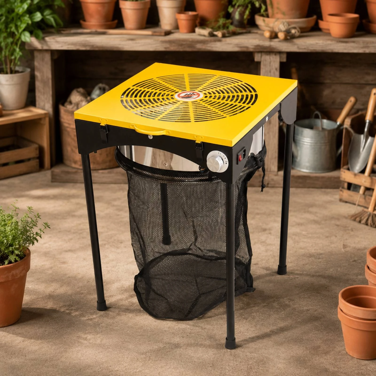 Electric Plant Cutter Includes Extra Blades Electric Leaf Trimmer with Collection Bag Adjustable-Speed Leaf Trimming Machine