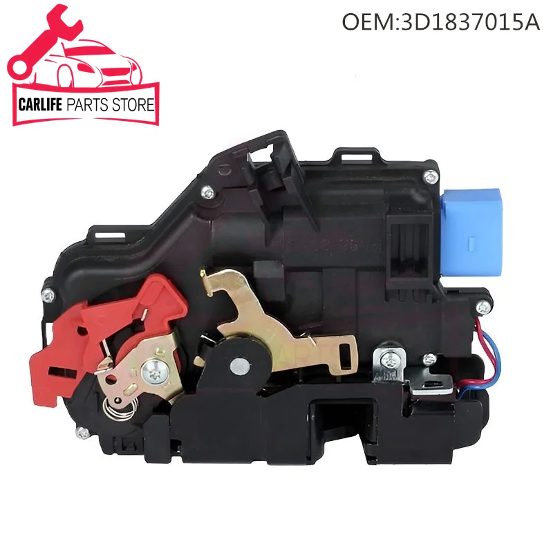 3D1837015A Front Passenger Left Side Door Lock Actuator for VW Caddy Golf Jetta Touran Touareg Skoda Octavia Seat Altea Toledo