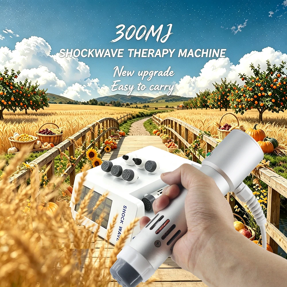 300MJ Shockwave Therapy Machine For Erectile Dysfunction Plantar Fascitis Pain Relieve Shock Wave Professional Massager