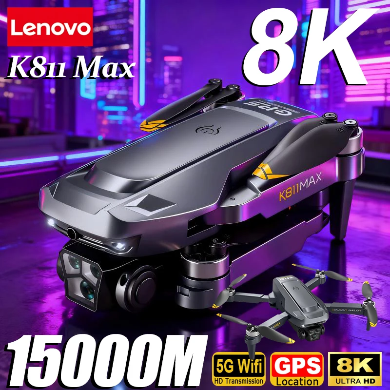 K811 MAX Drone GPS retour 4K HD double caméra 5G WIFI Intelligent évitement d'obstacles Quad axe sans brosse photographie aérienne dépliants
