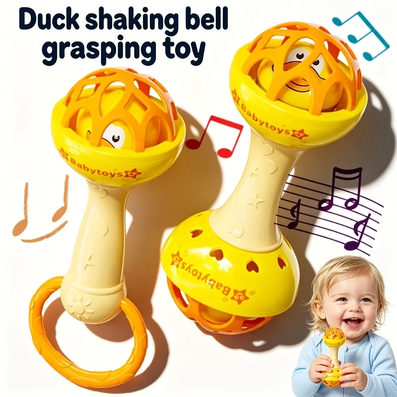 Baby Ringing Toy, Cute Smiling Face Pattern, Children's Puzzle Soothing Toy, Parent Child Interaction, Listening Training
