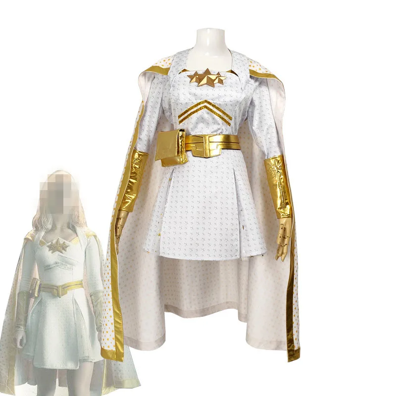 Halloween 2026 Starlight Cosplay Kleid Umhang Tasche Annie Januar Bühnenkostüme Superheld Heldin Kampfuniform Rock Damen Größe