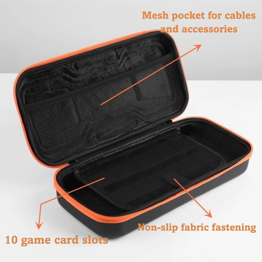 Cool Portable Carrying Case EVA Hard Shell Slim Design Protective Case Drop-resistant Waterproof Travel Case For Switch 2