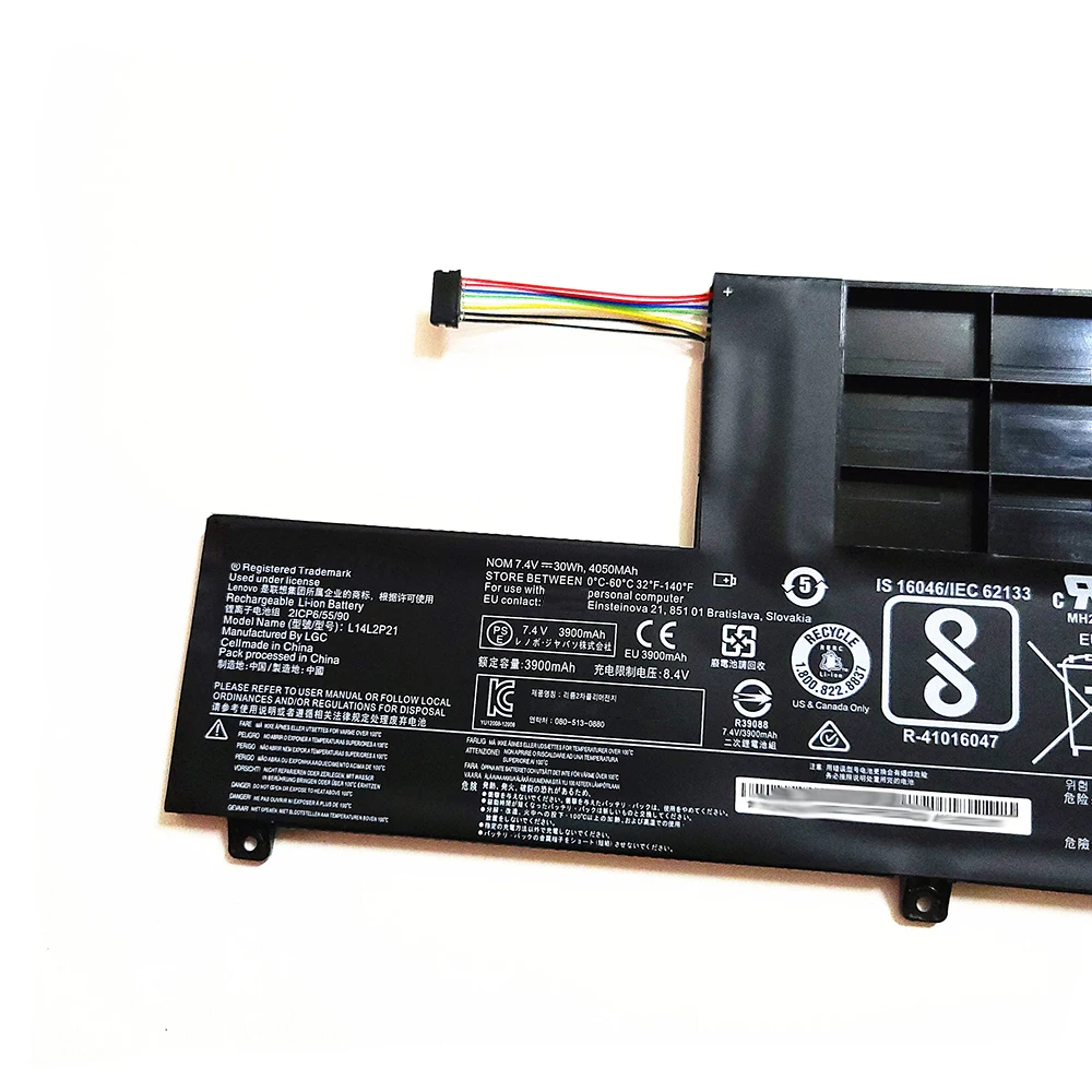 L14L2P21 L14M2P21 7.4V 30Wh 4050mAh Laptop Battery For Lenovo IdeaPad 300S 310S 330S 500S 510S Yoga 500S U41 Series ﻿