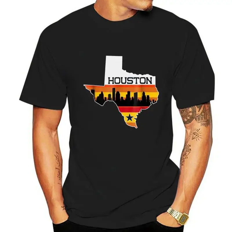 Houston Baseball Throwback Retro Astro Stripe Black T Shirt Cool Casual Pride T Shirt Men Unisex Fashion Tshirt Free Shipping