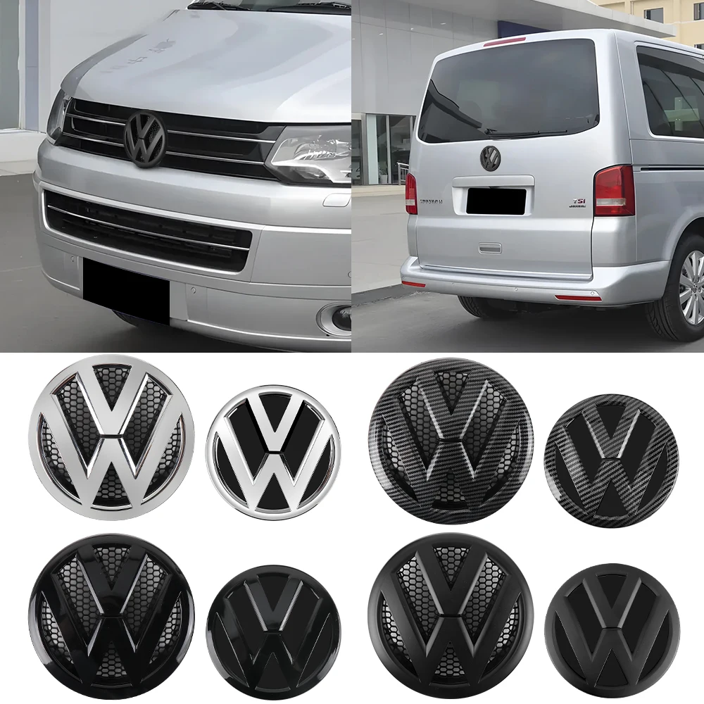 3D ABS Car Hood Front Bonnet Grill Badge Cover Rear Trunk Emblem For  Volkswagen VW Transporter T5 2010 2011 2012 2013 2014 2015