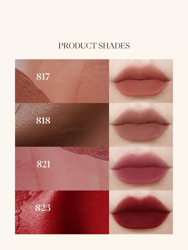 Joocyee Velvet Gloss Matte Lip Glaze Soft Focus Moisturizing Mud Liquid Lipstick Women Cosmetic Lip Makeup Longlasting