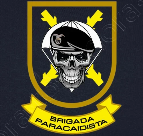 Spain Army Paratrooper Brigade SKULL MOD Men T-shirt Short Sleeve Casual 100% Cotton Shirts Size S-3XL