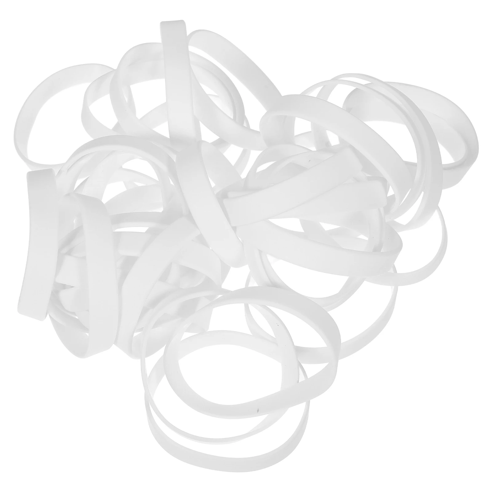 

50Pcs Silicone Wristbands Elastic Bracelets Non-Slip Sports Party Festival Wrist Bands for Men Women Wrist Bands Bracelets