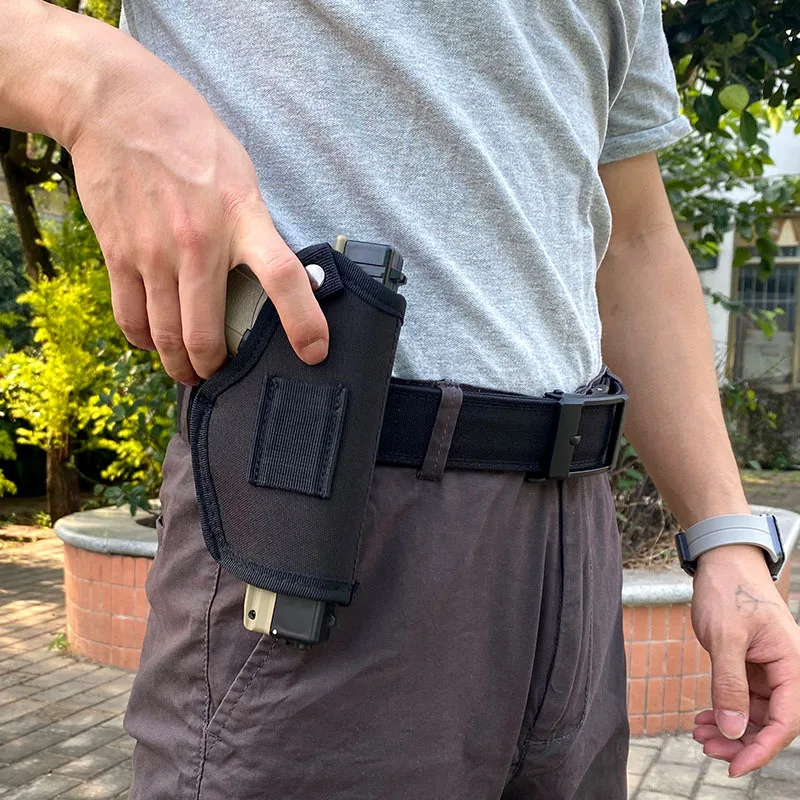 3.8cm * 120cm Double-Layer Thickened Tactical Gun Hanging Nylon Cloth Automatic Buckle Belt Outdoor Versatile Leisure