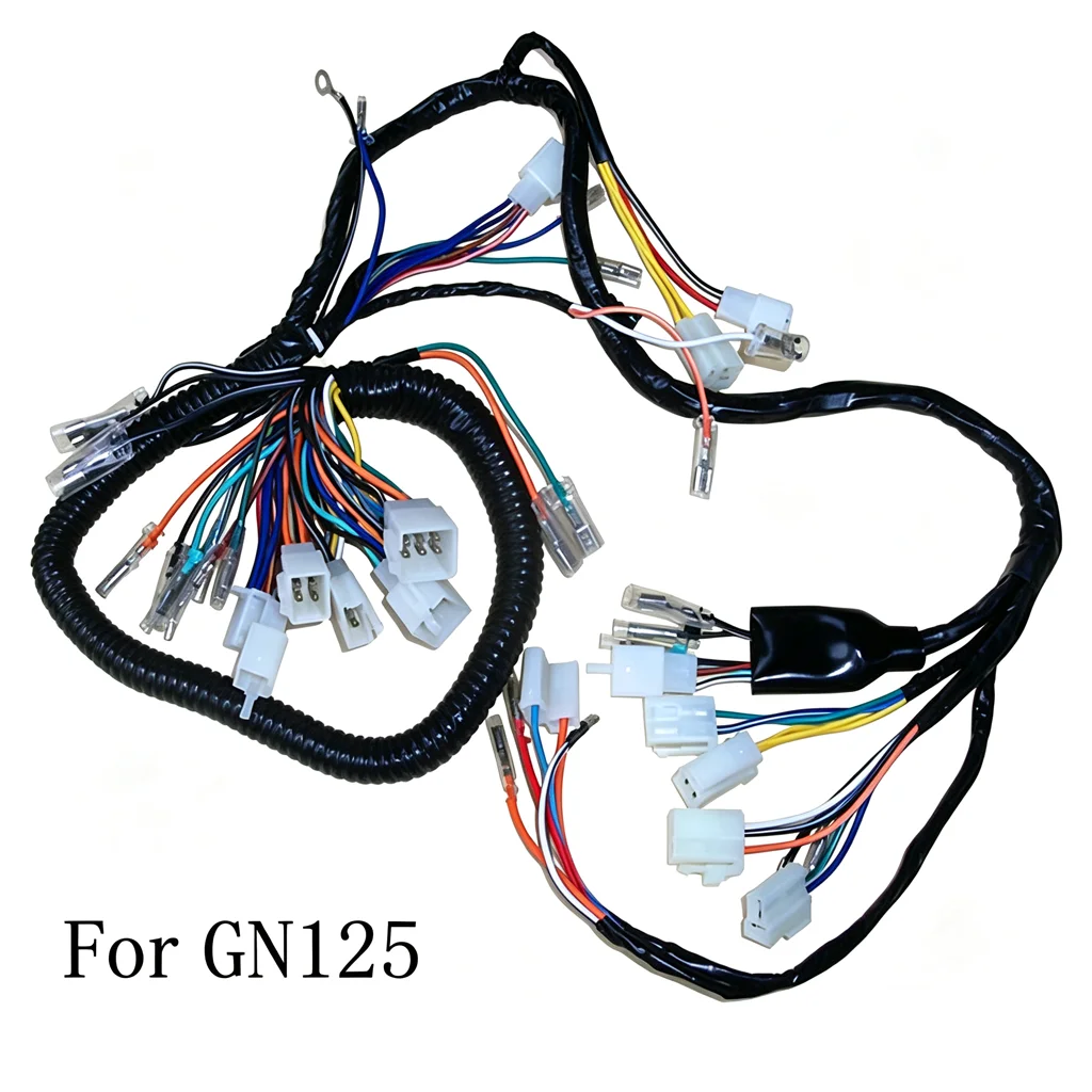Motorcycle Harness Wire for Honda Suzuki Haojue Dayang Qingqi Loncin Lifan for GS125 GN125 GN250 CG125 EN125 Motorbike Main Wire