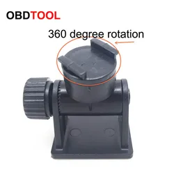 Mini Concave Type 360 Degrees Adjustable ABS Adhesive Holder Mount for GPS Car DVR Driving Recorder Electronic Dog Radar Bracket