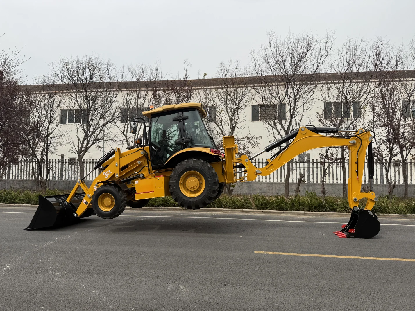 Custom CE Euro 5 3CX Loader Backhoe 4WD Construction Machine for Road Building Agriculture and Excavation Work