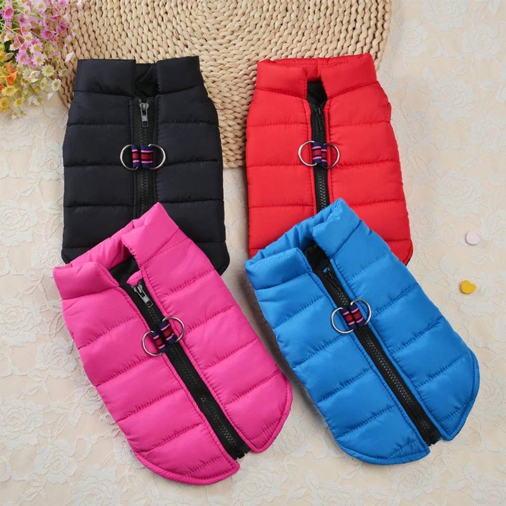 Dog Clothes Winter Warm Dog Coat Vest Soft Pet Puppy Clothing Outfit for Small Medium Dogs Chihuahua Yorkshire Pug Costumes