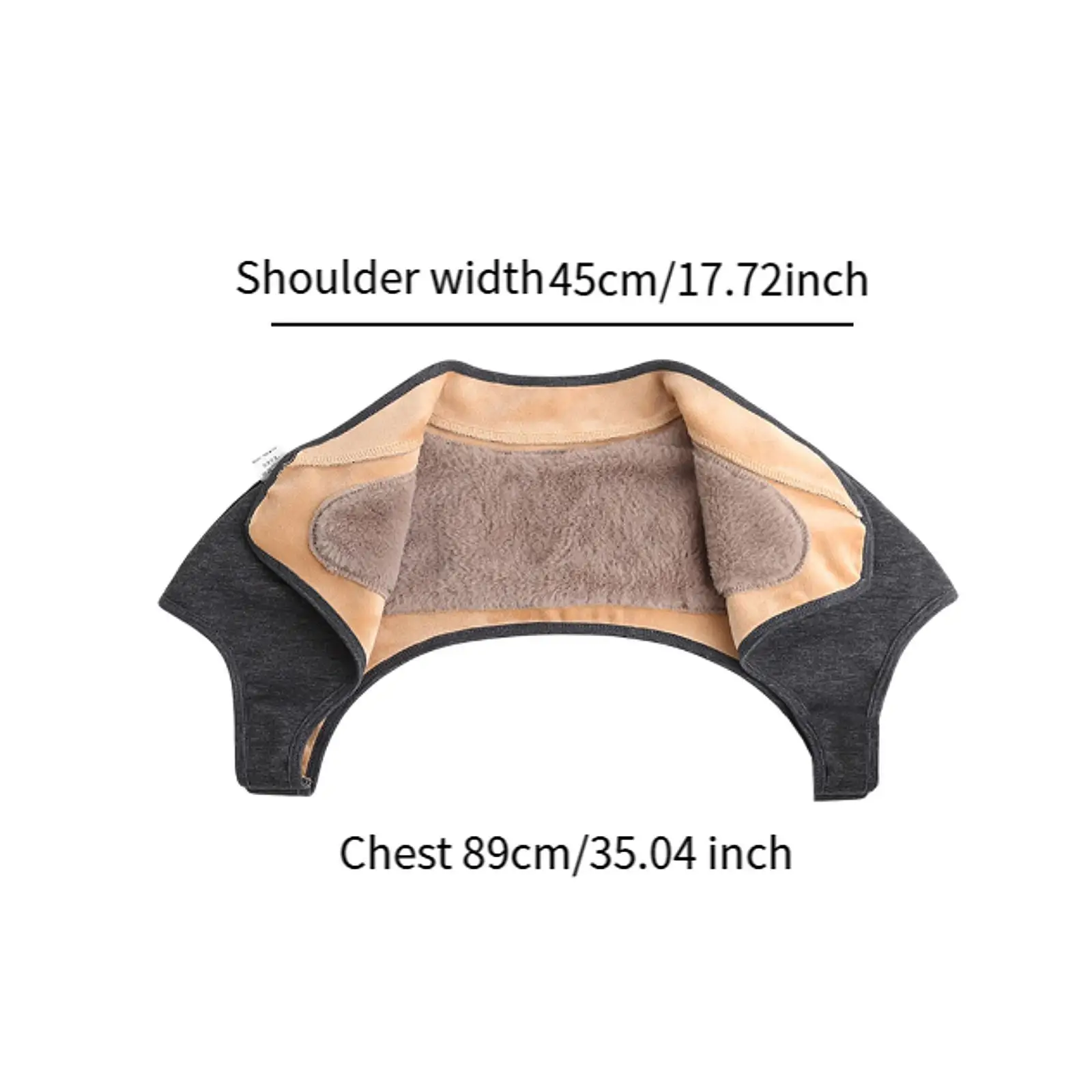 Shoulder Warmer Wrap Fake Collar Winter Clothing Accessories Comfortable Shoulder Wrap Protector for Girls Men Elderly Women