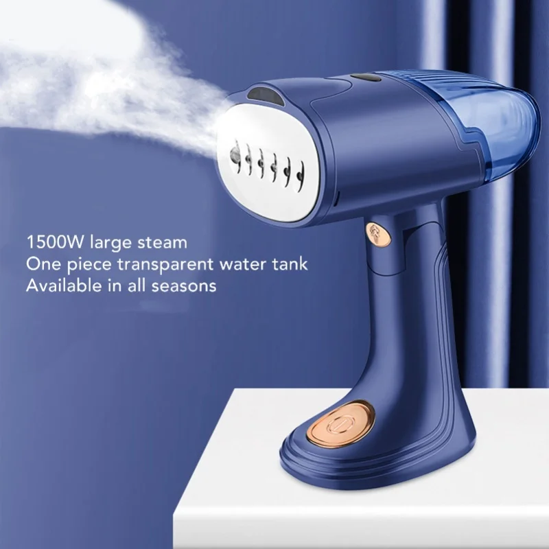 Foldable Handheld Steam Iron 1500W Fast 10s Heating LCD Screen Portable Clothes Steamer For Travel