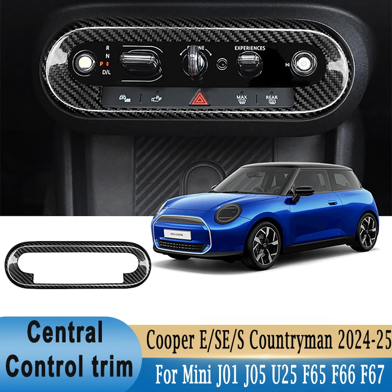 

Central Control Knob Panel Shell Switch Button Decor Cover for MINI Cooper E/SE J01 J05 U25 F65 F66 F67 Countryman 2024-2025