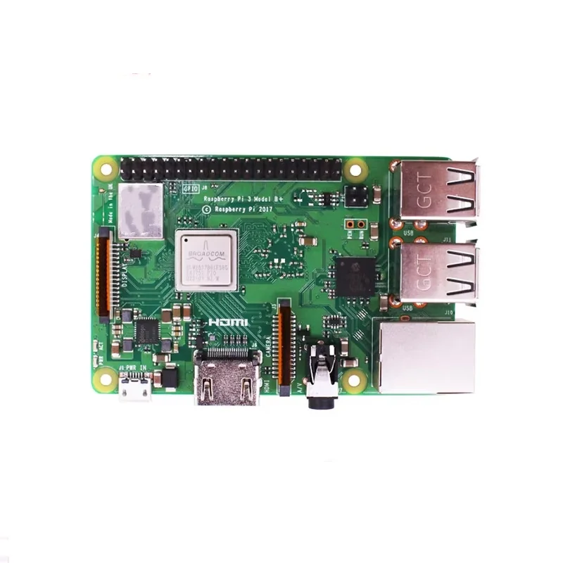 Carte Pi 3 modèle B + 3B Plus BCM28ino B0 64 bits 1.4GHz, avec 1 Go LPDDR2 SDARM, prise en charge WiFi et Bluetooth