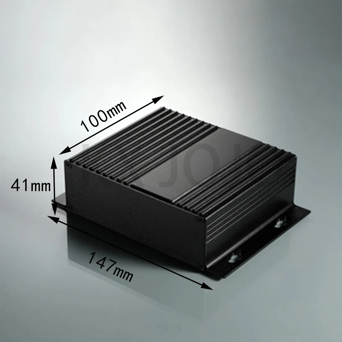 Aluminium Behuizing 147*41*100/150/155mm Split Box Waterdichte Type Case Elektronische Doos DIY Power Behuizing Instrument Zilver/Zwart