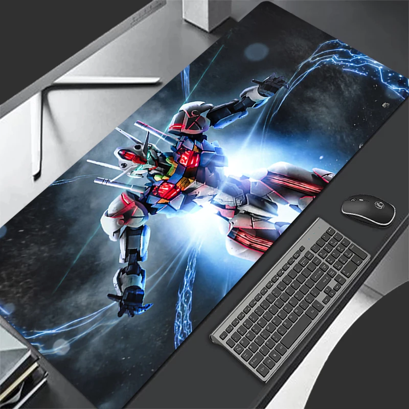

Gaming Mouse Pad Mechanical Warrior Gundam Aerial Office Carpet Mouse Mats Gamer Desk Accessories Computer Table Pad PC Mousepad