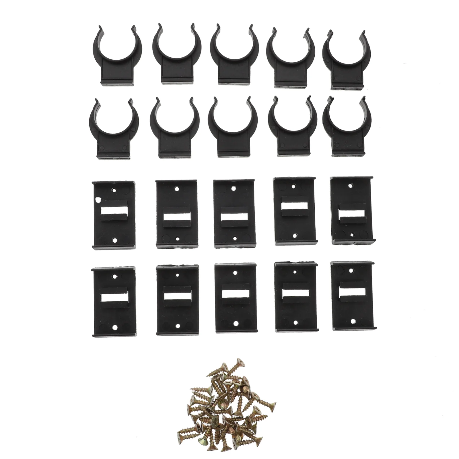 10 Sets Black Shelfs Adjustment Foot Buckle Kick Skirting Board Trims Plastic Kitchen Leg Plinth Clips Clamp Chair