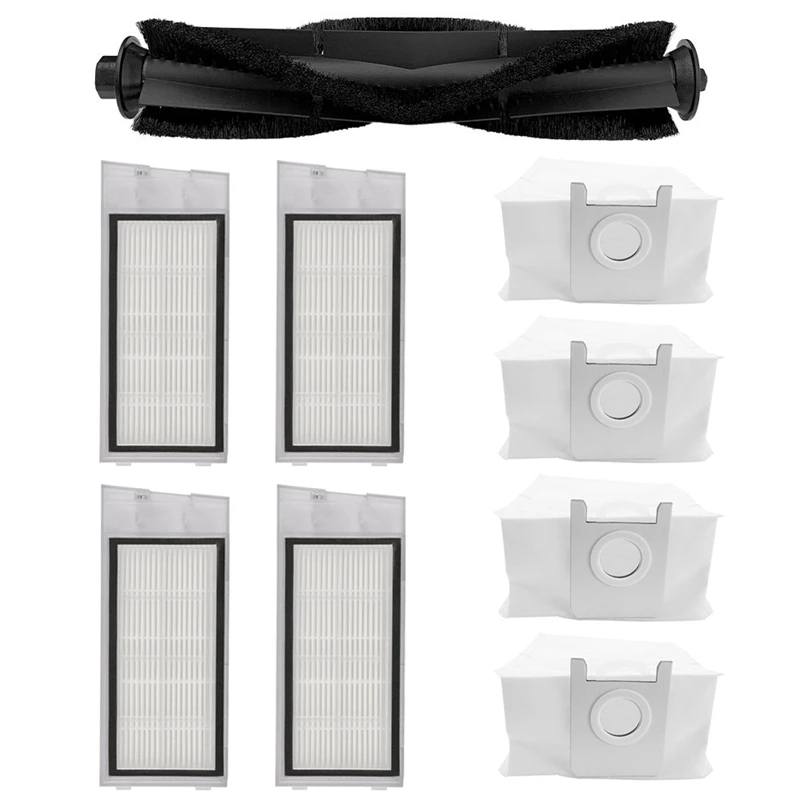 

9PCS Replacement For Xiaomi Roidmi Eve Plus Main Brush Hepa Filter Dust Bag Vacuum Cleaner Spare Parts Accessories