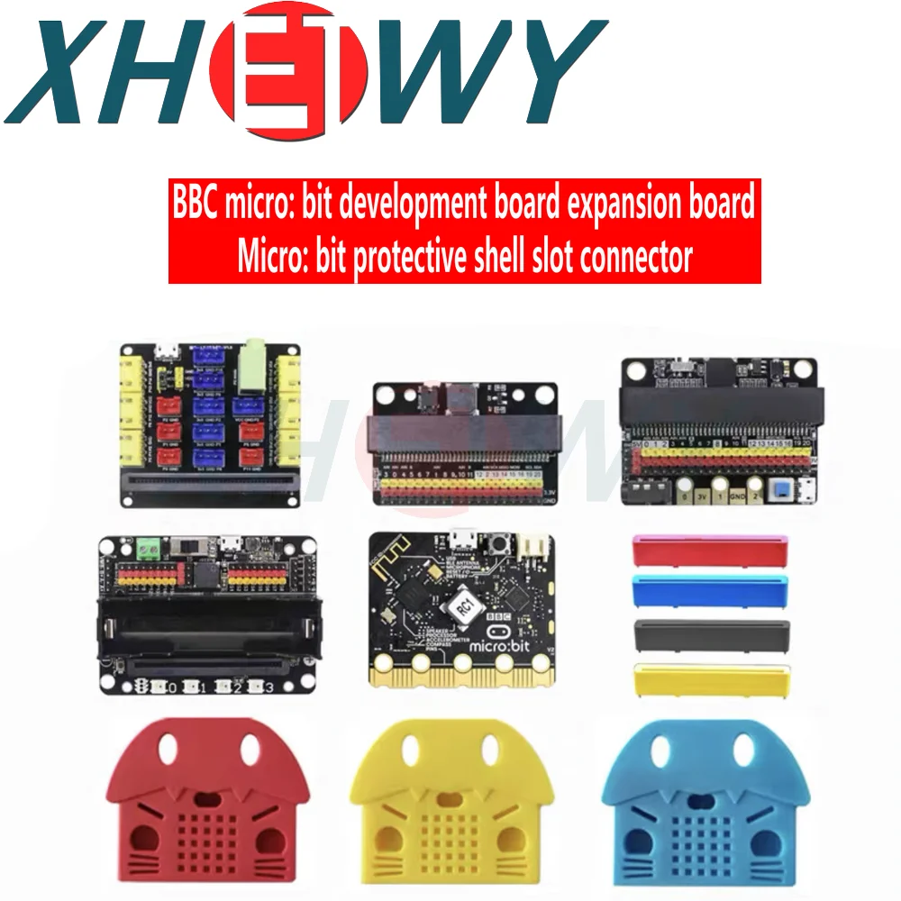 BBC micro: bit V2 V1.5 motherboard NRF51822 development board Python programming connector protective case