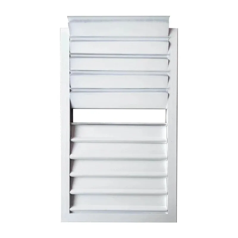 Air conditioner trend aluminum alloy self-hanging louver trend double-layer adjustable ventilation louver fan