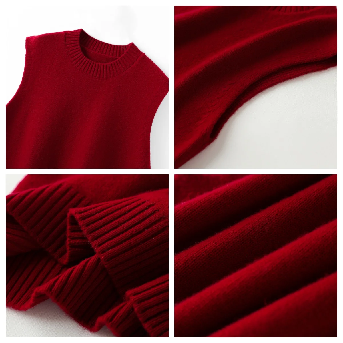 Women's Wool Vest - Casual Warm Outerwear for Autumn 2025