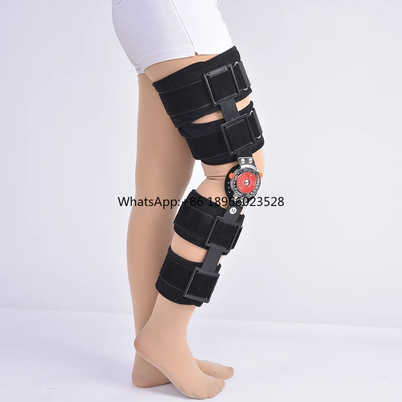 Knee brace for osteoarthritis Adjustable Knee Immobilizer with side Stabilizers of locking dials