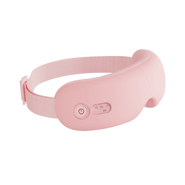 

Smart Eye Mask For Dry Eyes With Warm Compress; Pink Eyes Massager With Heating Pad For Tired Eyes Relief