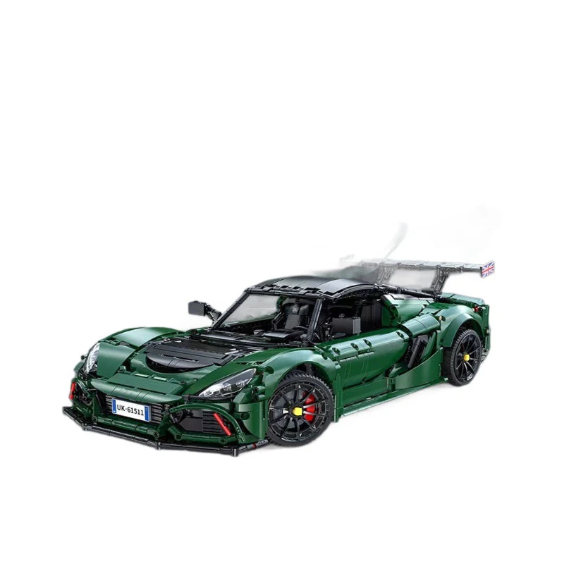 Techniacl 1:8 Scale Super Sport Car Building Block Exige CUP 430 Model Sets Vehicle Steam Bricks Toys Collection For Gifts