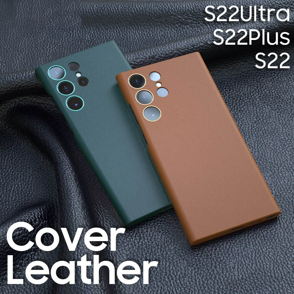 

Original Cases For Samsung Galaxy S22 Ultra Case High Quality Genuine leather Cover S22 Plus + S23 Ultra Premium Full Protector