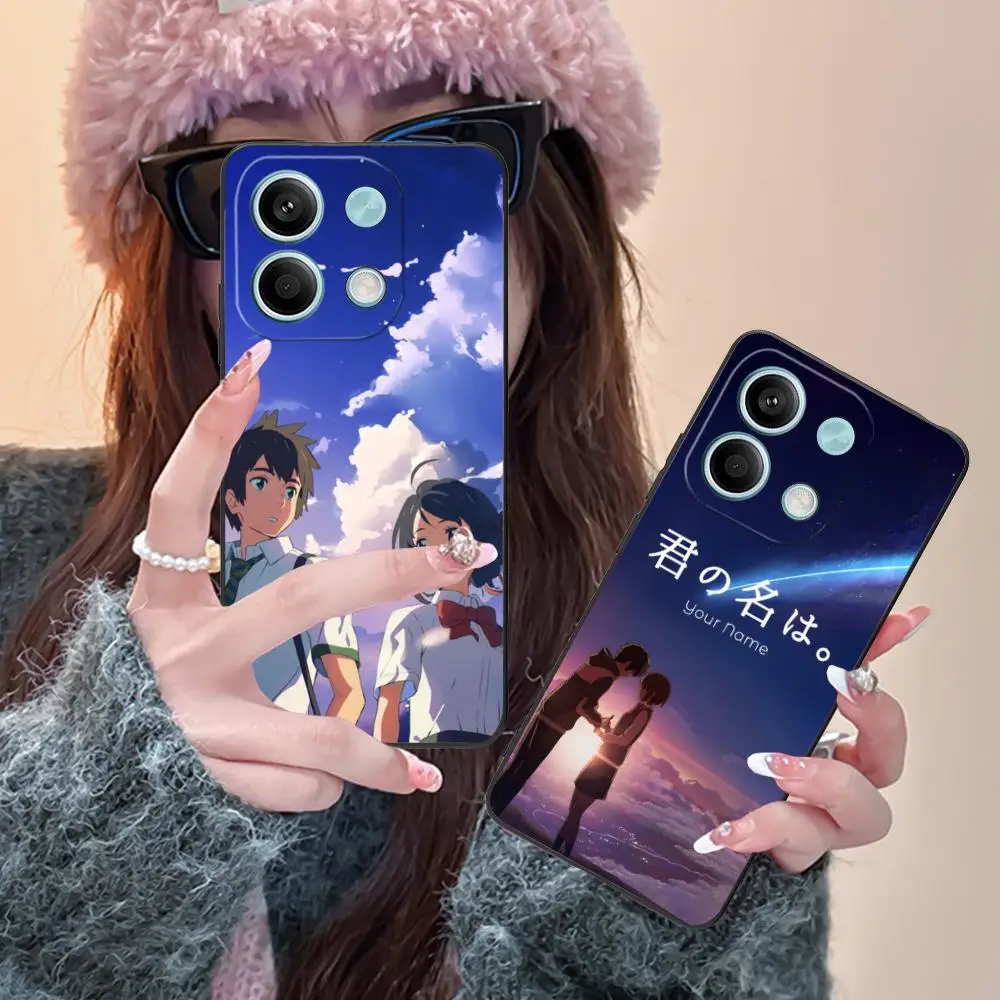 

Anime Your Name Mobile Phone Case for POCO M6 M5 M4 M3 X7 X6 X5 X4 X3 F6 F5 F4 Pro GT 5G Colour Printing Pretty Cover Luxury