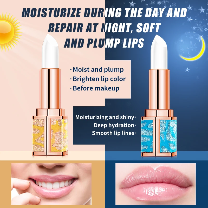 Sterrenhemel Lippenbalsem Voedzaam Transparante Lippenstift Citroen/Apple Smaak Waterdichte Lippen Make Moisturizer Cosmetica Lippenbalsem Pen