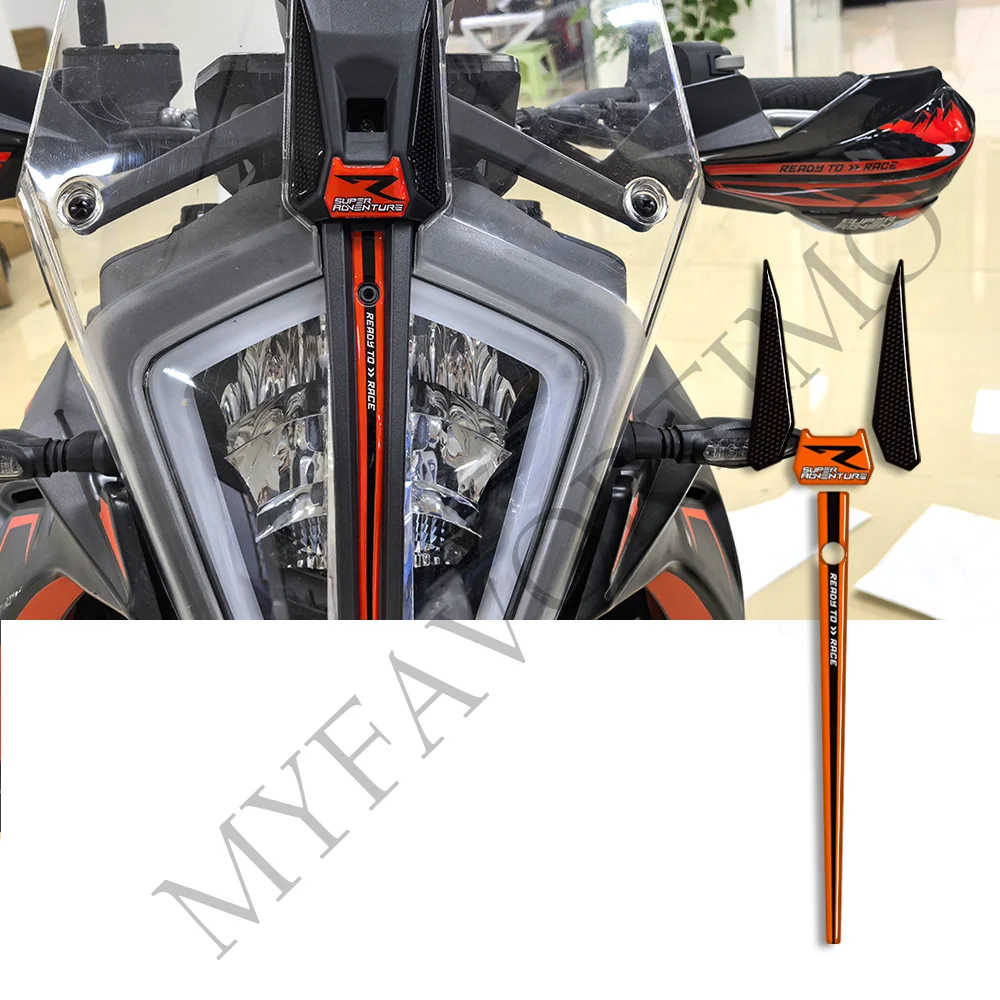 

For 890 Adventure R ADV Protector Tank Pad Side Grips Gas Fuel Oil Kit Knee Handguard Handshield Stickers Decals 2019 - 2025