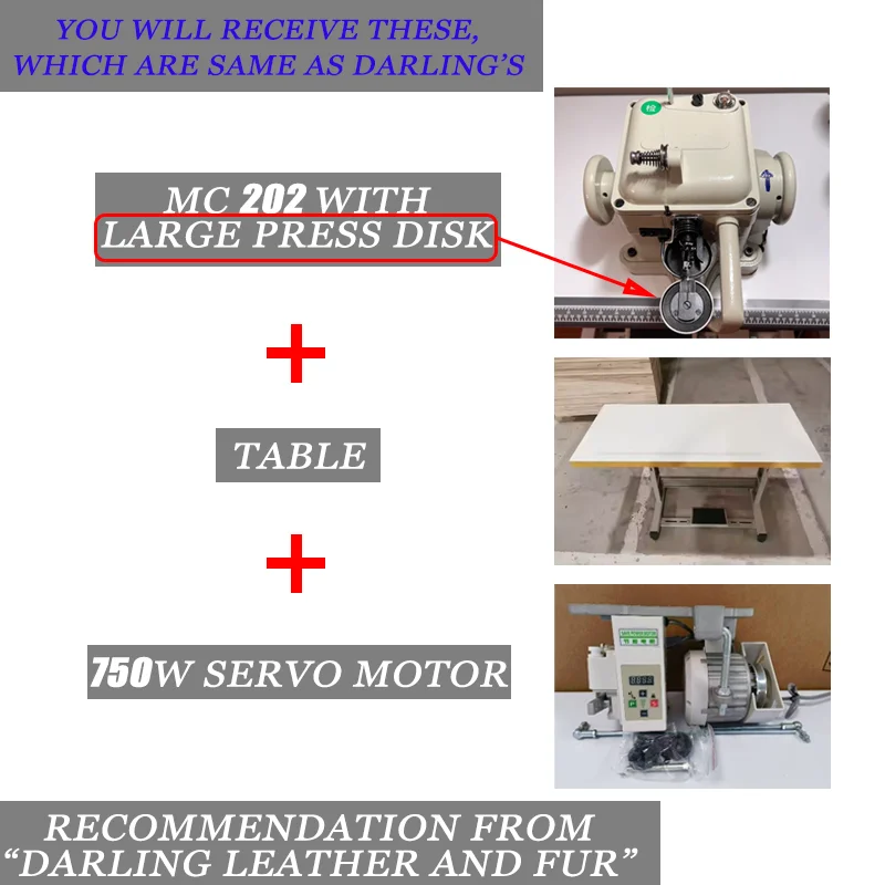 Highly Recommended By USA Fur Group Special Order (MC 202 Fur Sewing Machine )