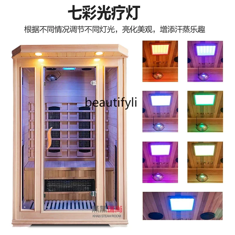 Sauna room Steam room Household whole body detoxification physiotherapy Steam box Sweat room Steam machine