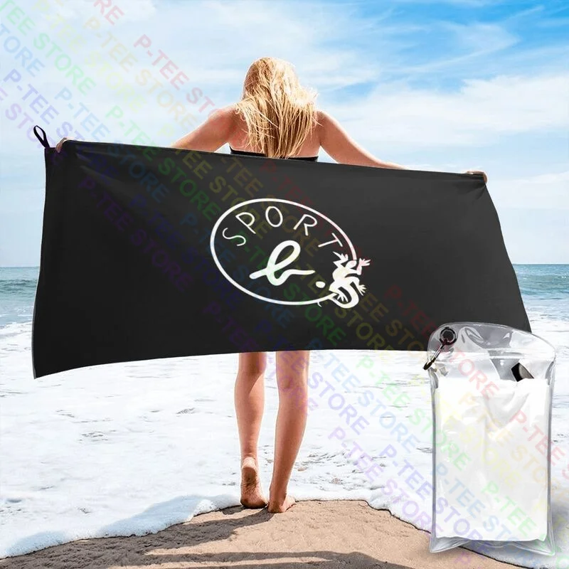 Agnes Sport Big Logo Lizard Quick dry Towel Wrapped Microfiber Good Quality