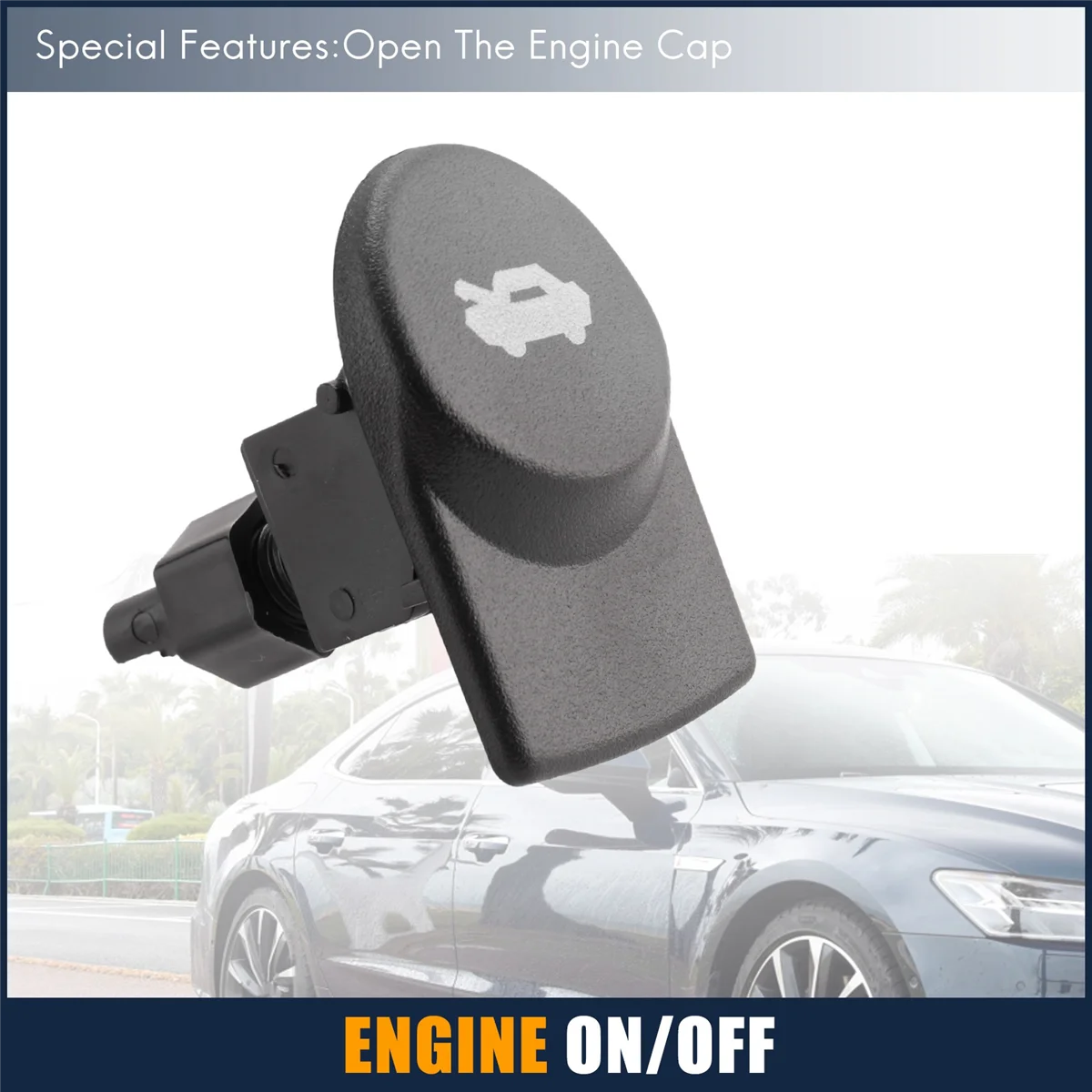 Car Engine Cap Cover Switch Handle for J3 J5 Heyue