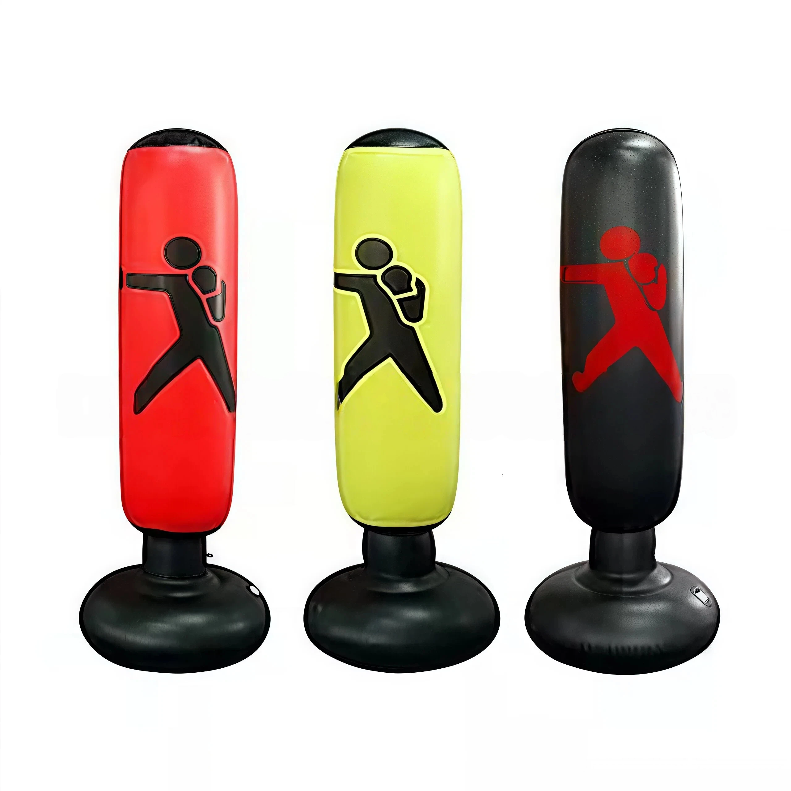 160CM Aufblasbare Boxsäule, Boxsäule für Kinder, Unkippbare Boxpuppe, Spielzeug-Boxsäule, Stressabbau-Übung – Detail 4