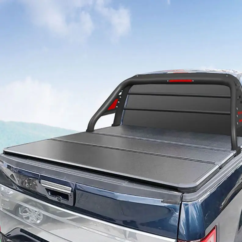 Cheap Price truck bed cover hard top tri fold tonneau cover For  Dodge Ram 1500