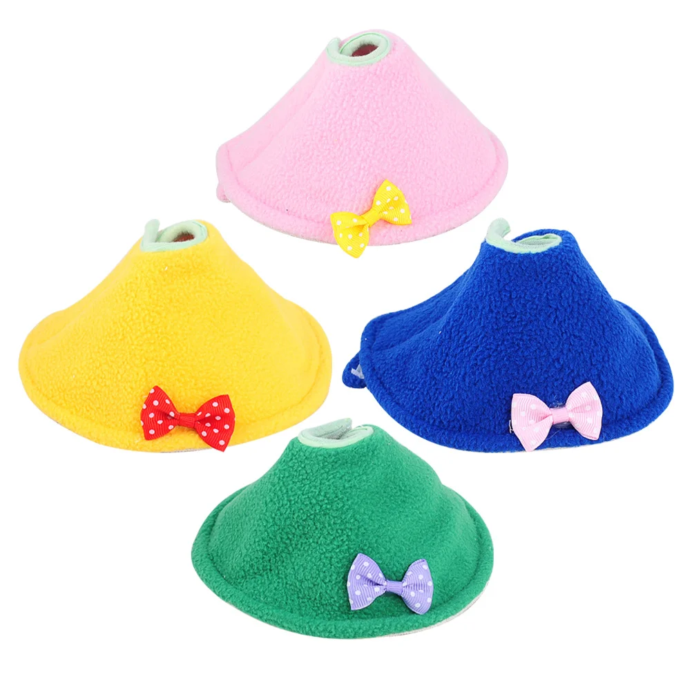 

4Pcs Parrot Collar Anti-Biting Bird Neck Protector Comfortable Recovery Cone Bird Accessories Pet Supply Parrot Cones