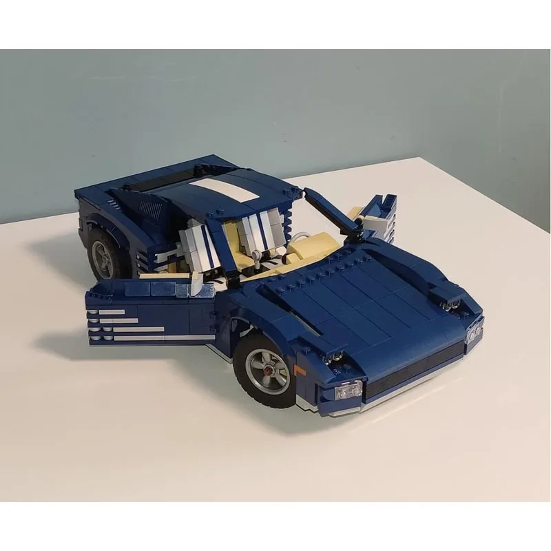 MOC-132579 New Supercar compatibile 10265 Sports Car Racing Building Blocks Model1030 Parts Boy Birthday Building Blocks Toy Gift